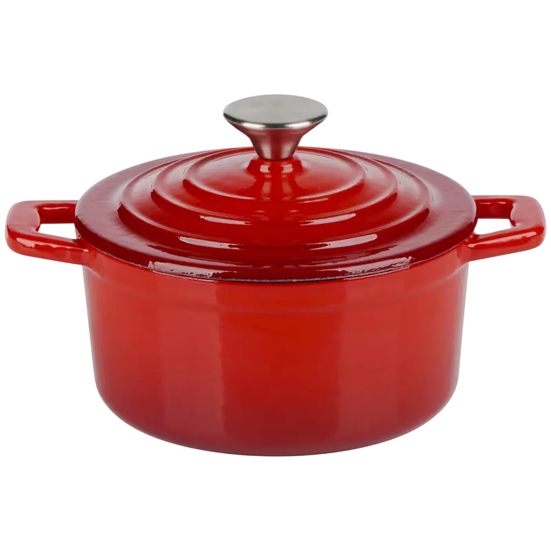 Cratiță Alpina Cast Iron, 0,8L, 15cm, Roșu