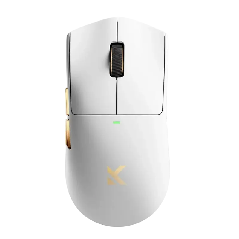 Gaming Mouse MCHOSE K7 Ultra, Alb | Auriu
