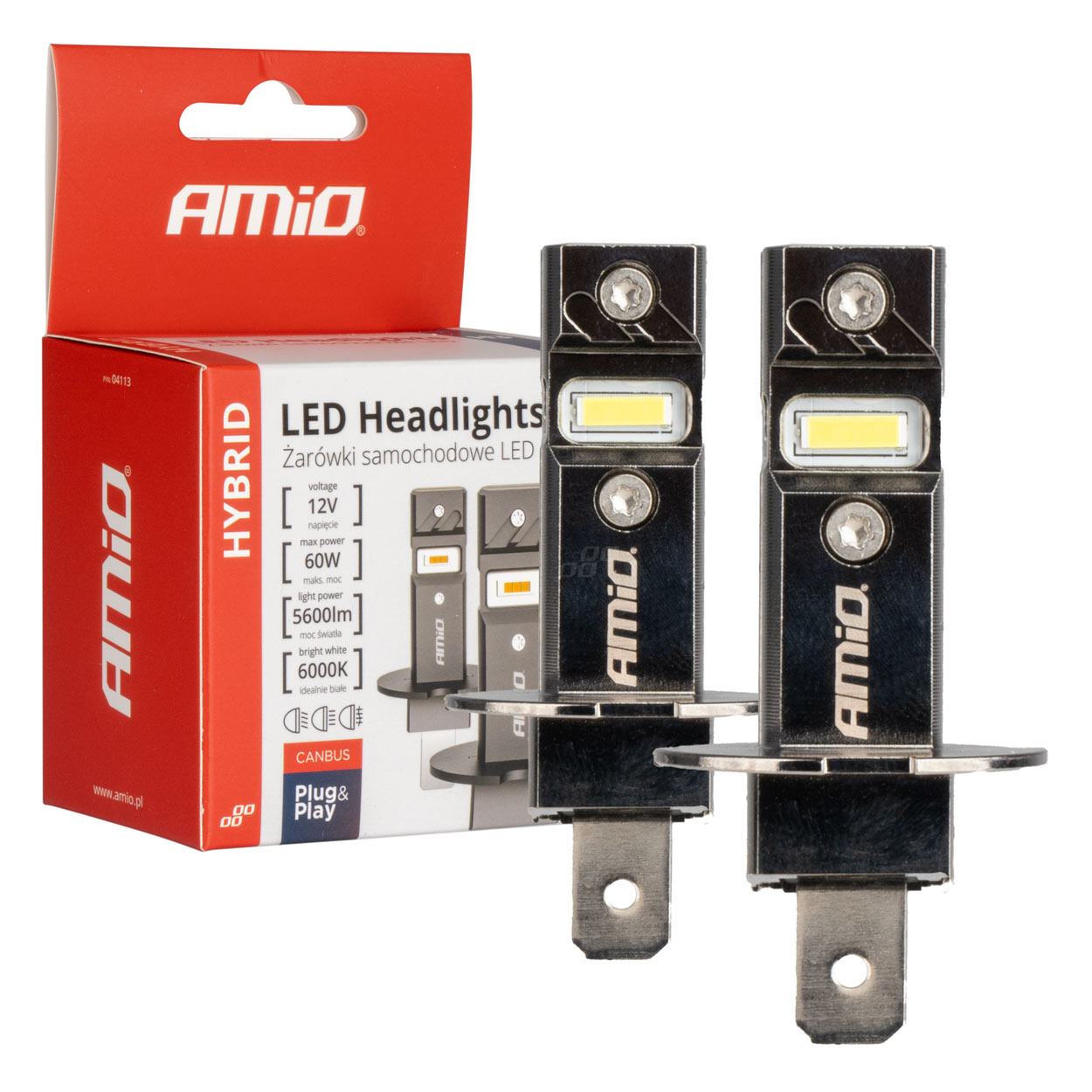 04113 Bec LED Hybrid Series H3 6000K Canbus 60W