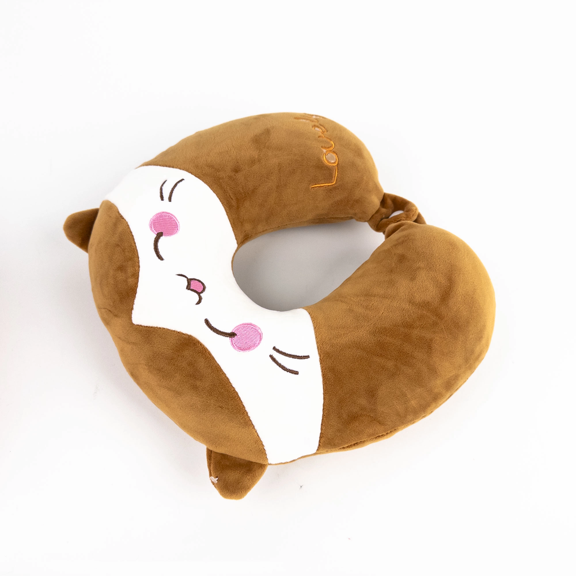 Pernă pentru gât Memory Neck Pillow Pisică maro