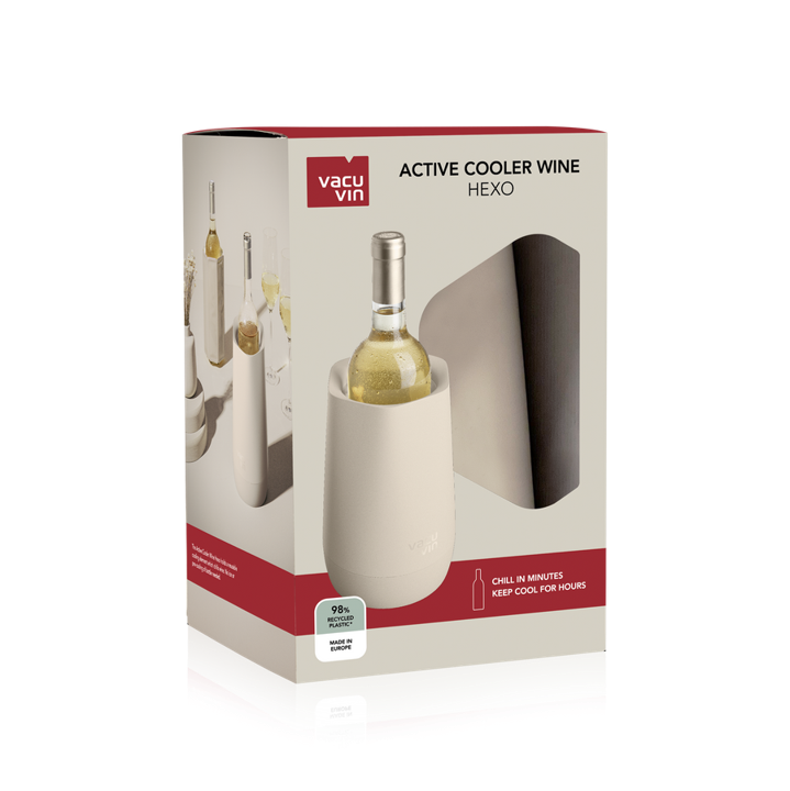 Vacu Vin Wine Cooler Hexo Sand