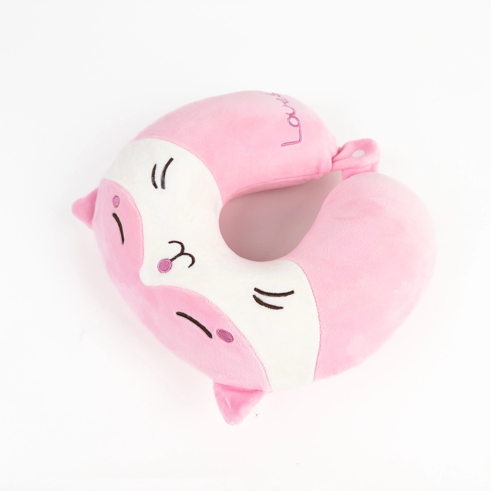 Pernă pentru gât Memory Neck Pillow Pisică roz