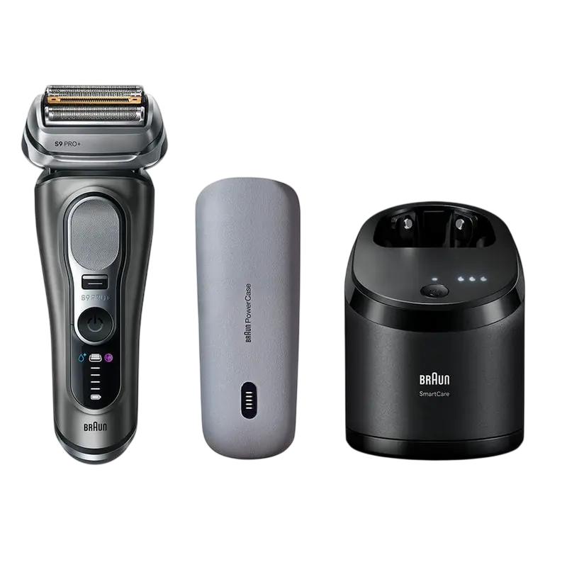 Aparat de ras electric Braun Series 9 Pro+ 9675cc, Argintiu
