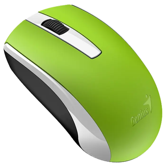 Mouse Wireless Genius ECO-8100, Verde
