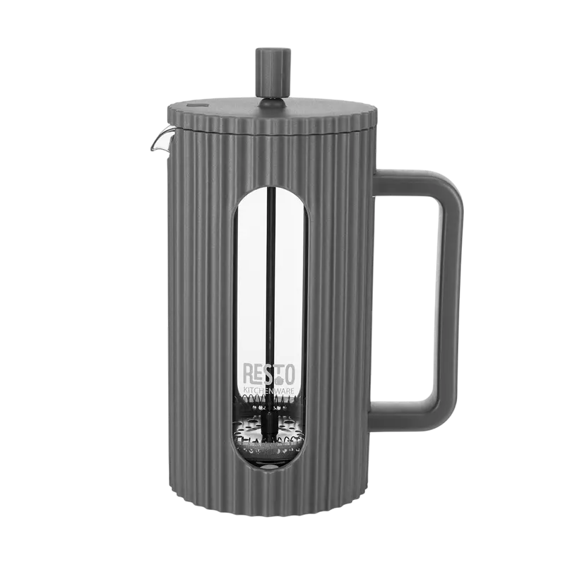 Cafetiera French Press RESTO 90535, 1L, Gri inchis