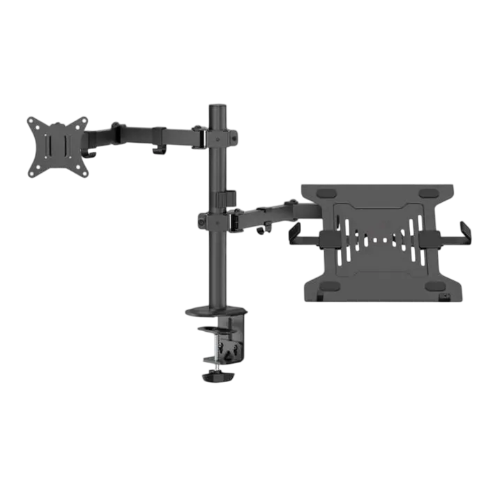 Table/desk 1-display & notebook mounting "M141LT" Barkan (rotate,tilt,swivel),13”-34”,up to 12 kg,VE