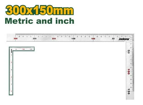 Echer de tâmplărie din aluminiu 300x150mm Jadever JDSR4330