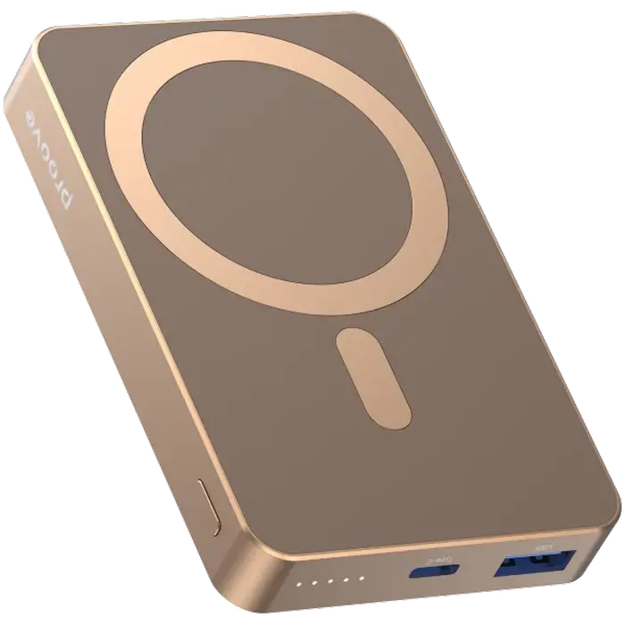 Acumulator extern Proove Carbon Slim 22.5W, 10000mAh, Auriu
