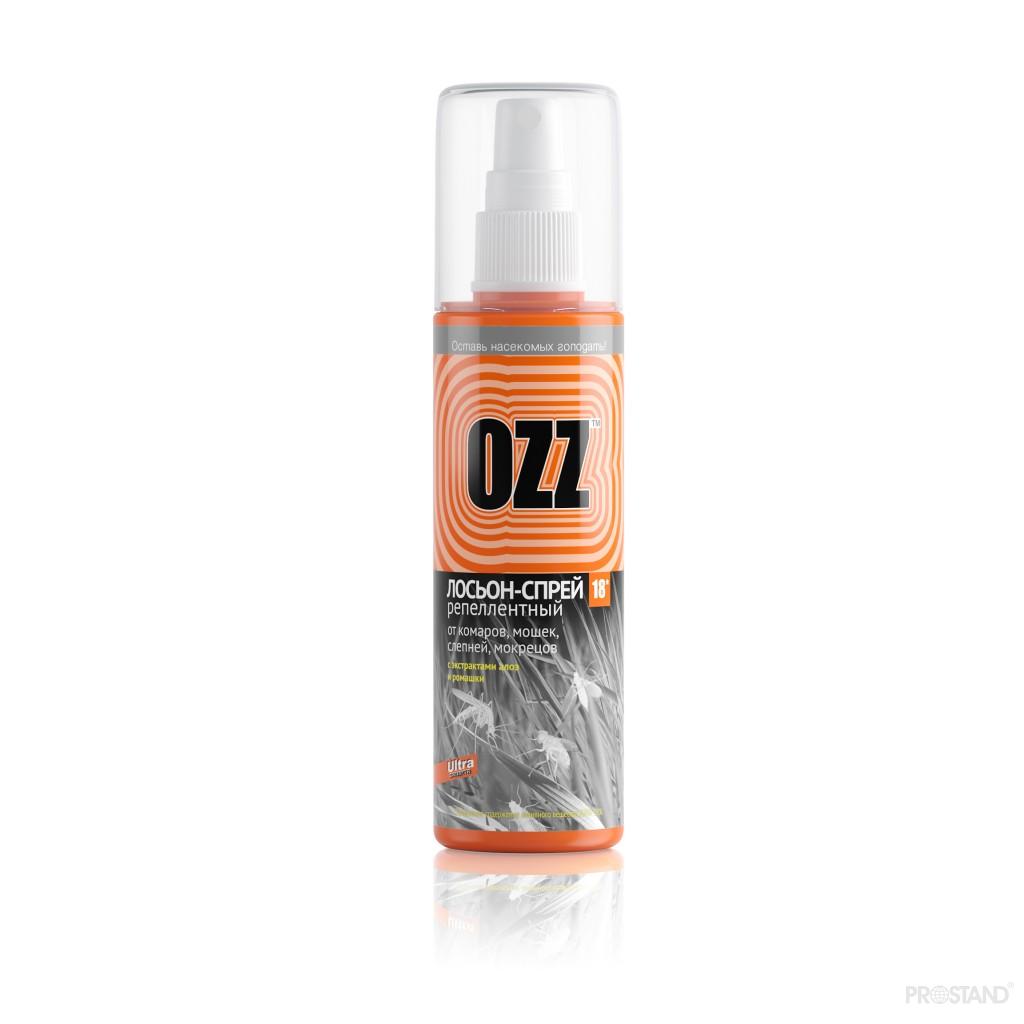 OZZ Ultra  Lotiune-sprei contra insectelor cu extract de aloe si musetel  100ml