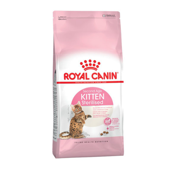 ROYAL CANIN Kitten Sterilised 2kg, hrană uscată pentru pisoilor sterilizați