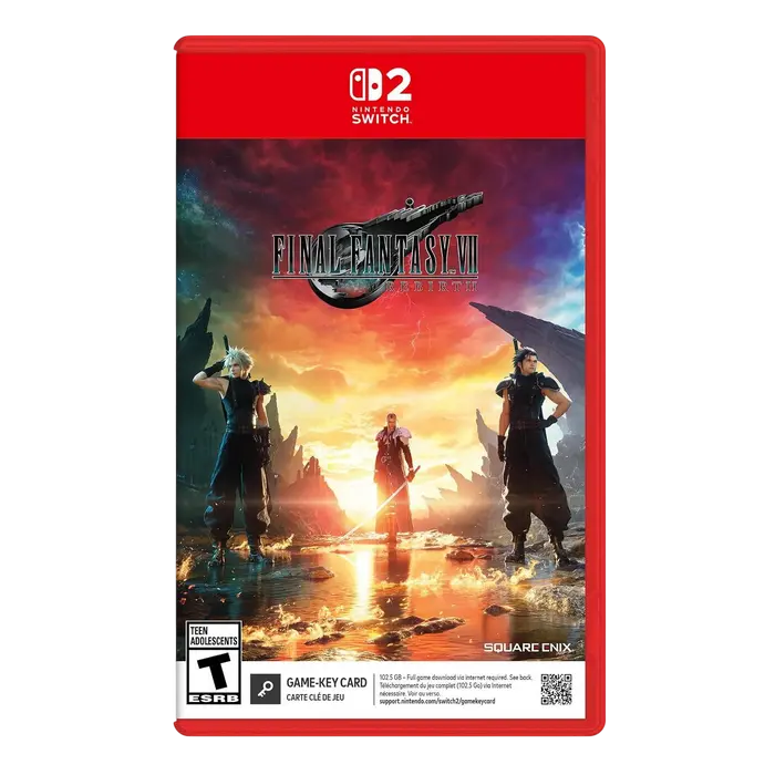 Square Enix Final Fantasy VII: Rebirth - Game-Key Card, Acțiune și aventură, Nintendo Switch 2, Descărcare digitală