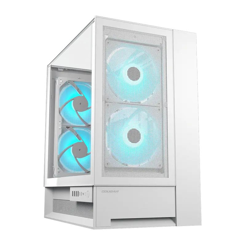 Carcasă PC Cougar OmnyX, Midi-Tower, Fără PSU, Alb