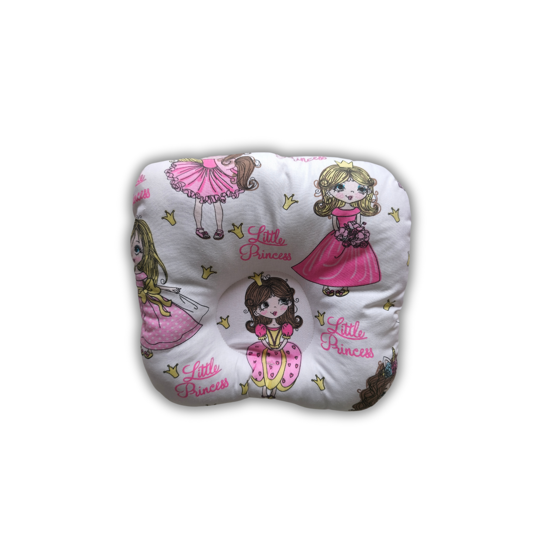 Pernuță ortopedică Little Princess Roz pe Alb