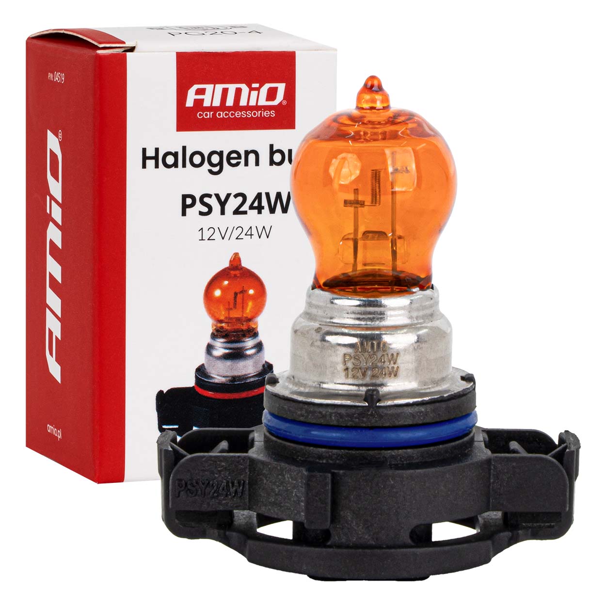 04519 Bec cu halogen  PSY24W 12V 24W PG20-4