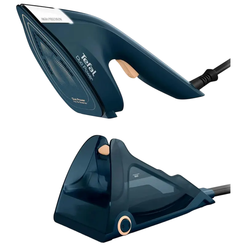 Fier de călcat cu generator de abur Tefal JF4032E0, 1700W, Albastru