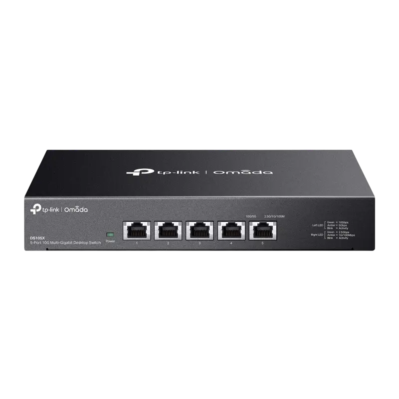Switch de rețea TP-LINK DS105X, 5x 10Gigabit Ethernet