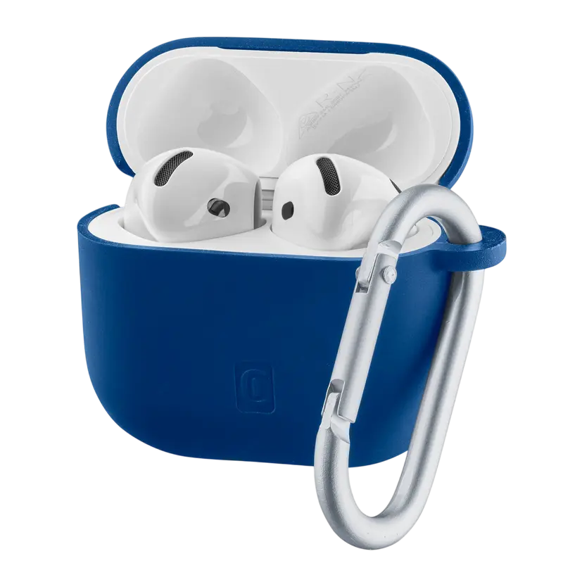 Husă pentru Airpods Cellularline Bounce - Apple AirPods 4, Albastru