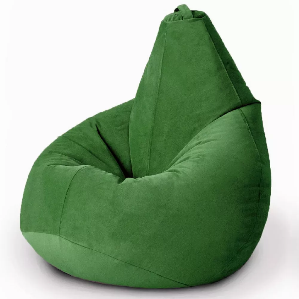 Fotoliu para din velur marimea XL, culoare verde