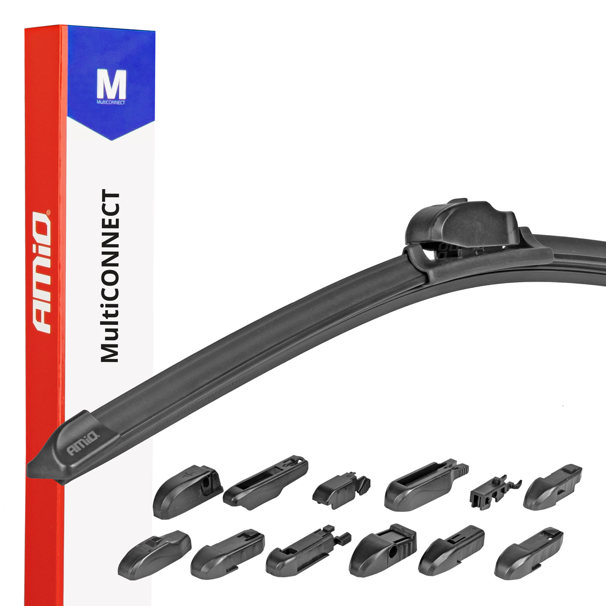 01201 Lame de stergator plat MultiConnect 28" (700 mm) 12 adaptoare