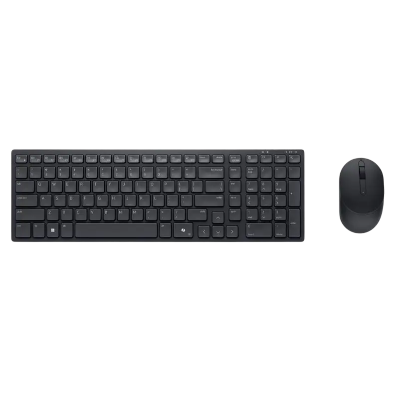 Set Tastatură + Mouse DELL KM555, Fără fir, Negru