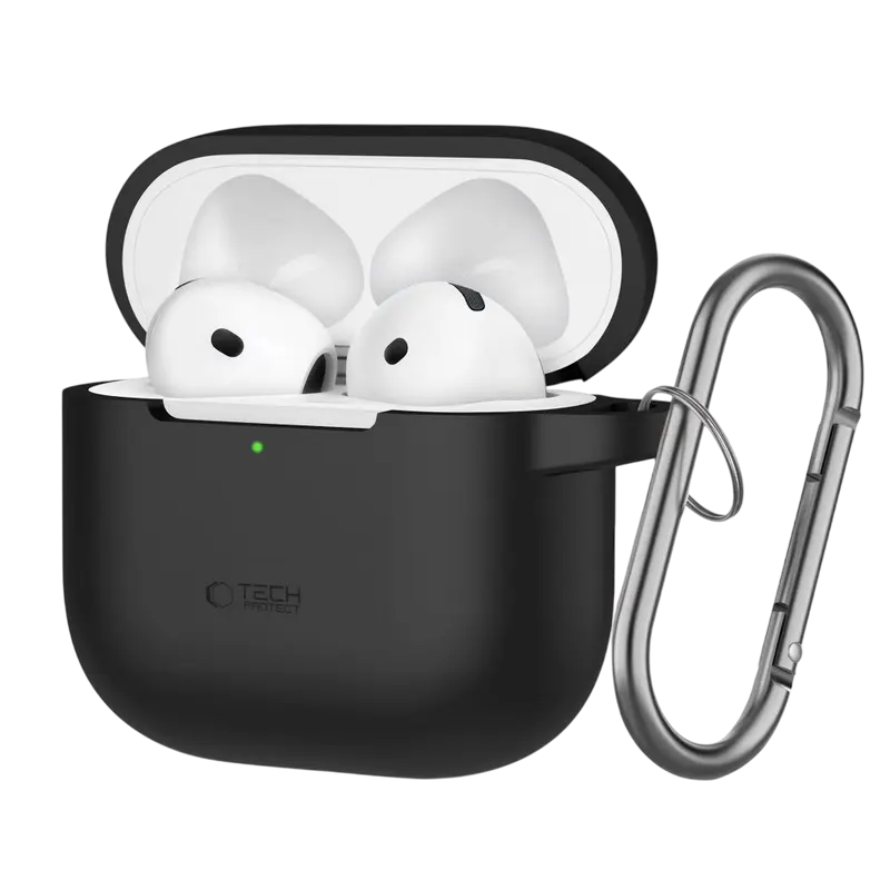 Husă pentru Airpods Tech Protect Hook, Negru