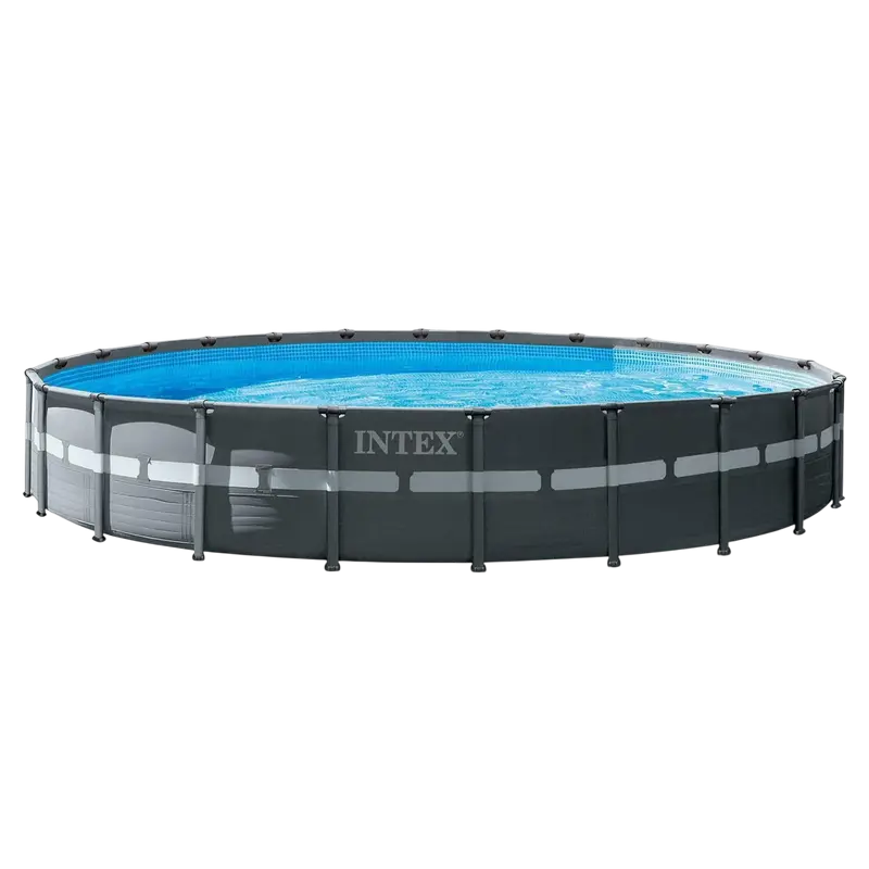 Piscină cu cadru metalic Intex Ultra XTR Frame 26340, 47241L, Gri, 26340