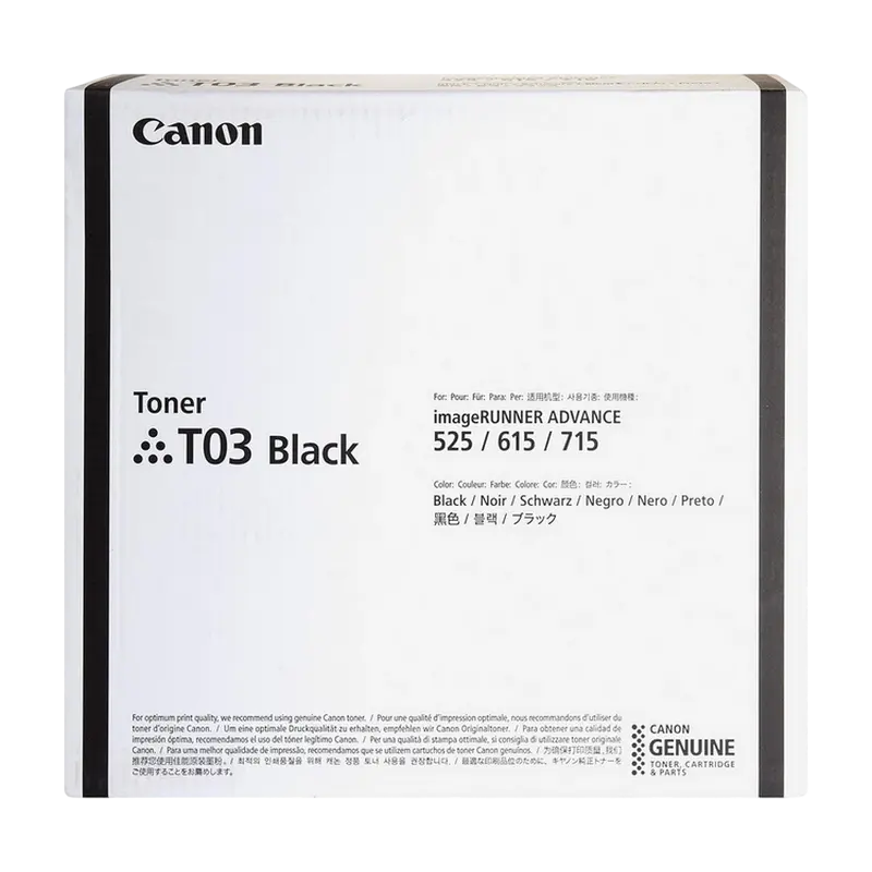 Cartuș pentru imprimantă Canon T03 (2725C001), Negru