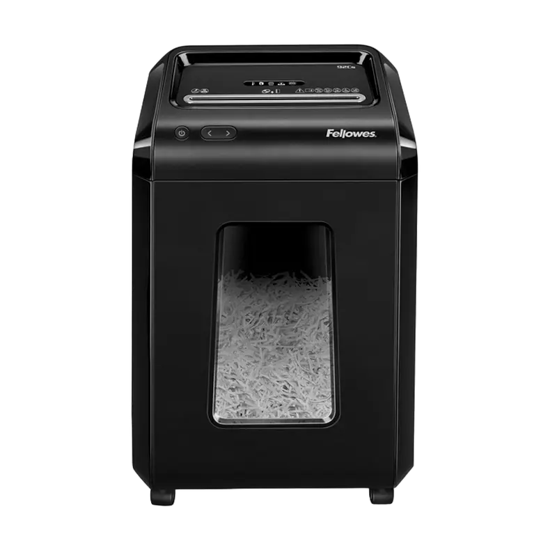 Tocător Fellowes PowerShred® 92Cs, Negru