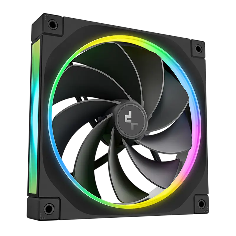 PC Case Fan Deepcool FL14 Reversed ARGB 140x140x25mm, ≤31.46 dB, 66,59CFM, 500-1700RPM, PWM, Hydro B
