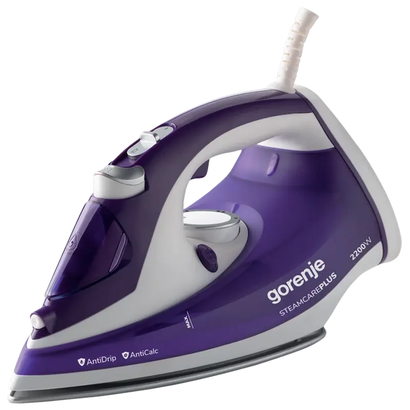 Fier de călcat Gorenje SIH2200BBC, 2200W, Violet