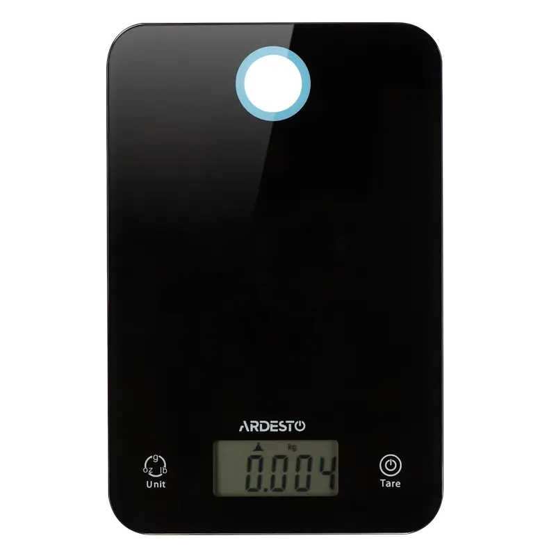 Cântar electronic de bucătărie Ardesto SCK-839B, Negru