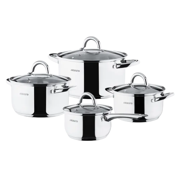 Set de vase Ardesto AR1908PS, Oțel inoxidabil