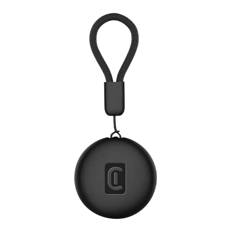 Tracker inteligent Cellularline Tracy Tag, Negru