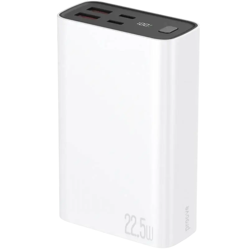 Acumulator extern Proove Hyper Flux Plus, 20000mAh, Alb