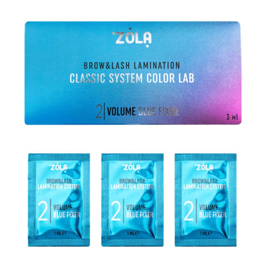 Set ZOLA Color Lab în sachet 02 Volume Blue Fixer (3 x 1 ml)
