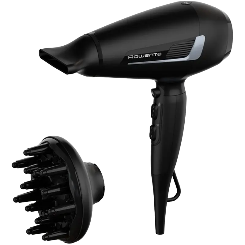 Uscător de păr Rowenta Pro Expert CV8820F0, 2100 W, Negru