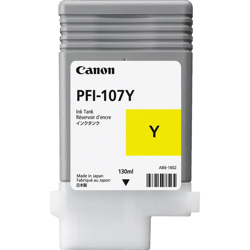Cartuș de cerneală Canon PFI-107, 6708B001, Galben