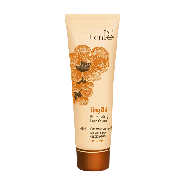 Cremă rejuvenantă pentru mâini cu extract de Lingzhi, 80 ml