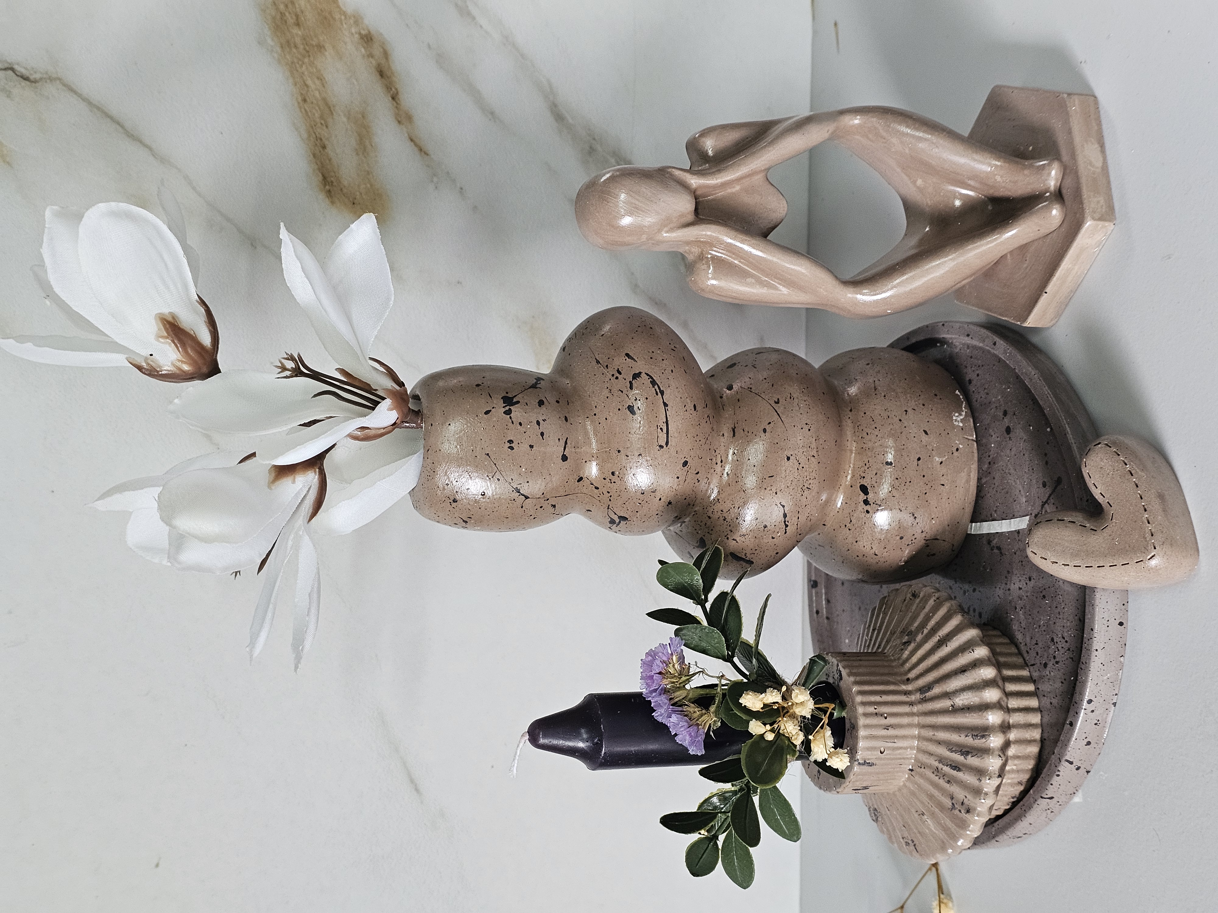Set decorativ din ipsos mare
