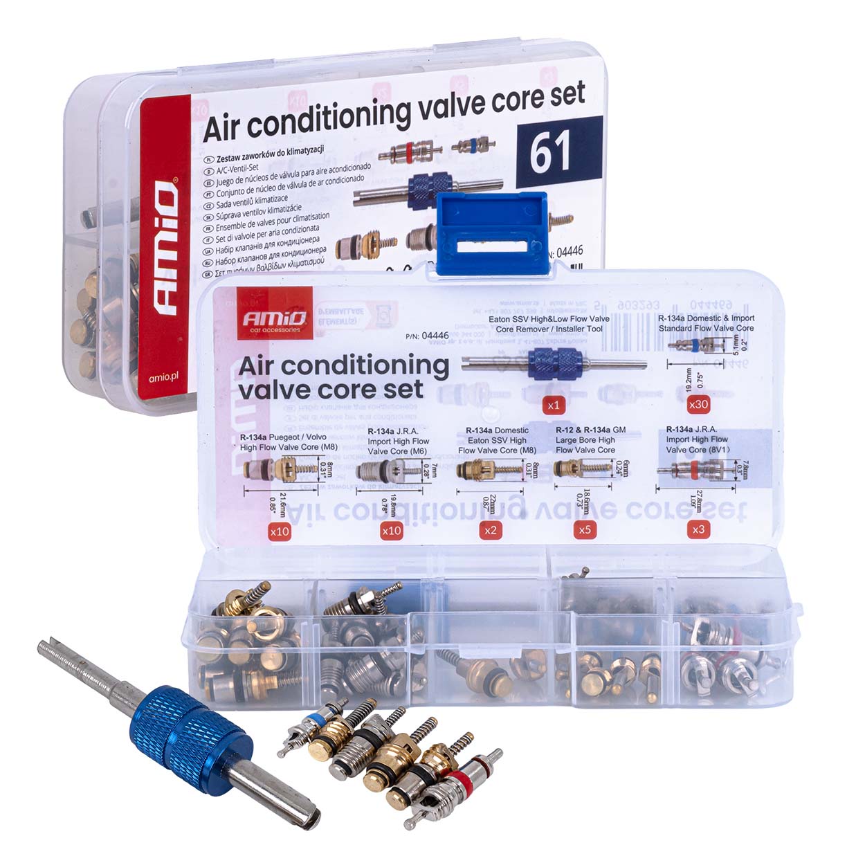 04446 Set de 61 de miezuri de supape p-u aer conditionat