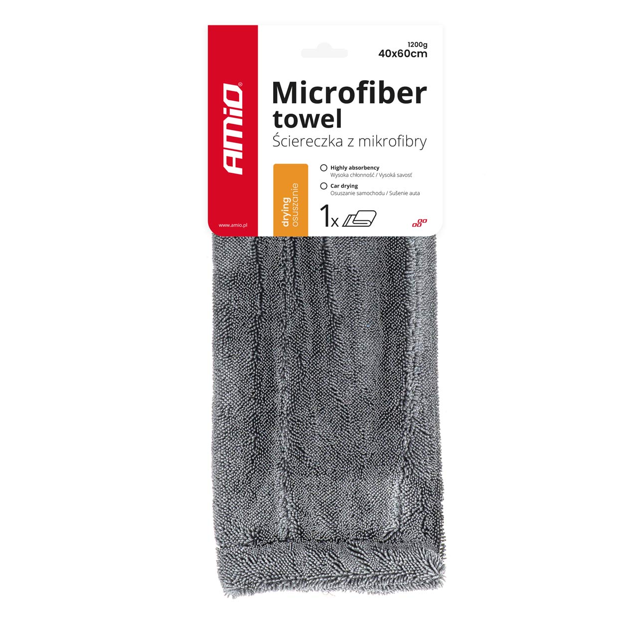 03760 Prosop de uscare din microfibrДѓ 40x60cm 1200g