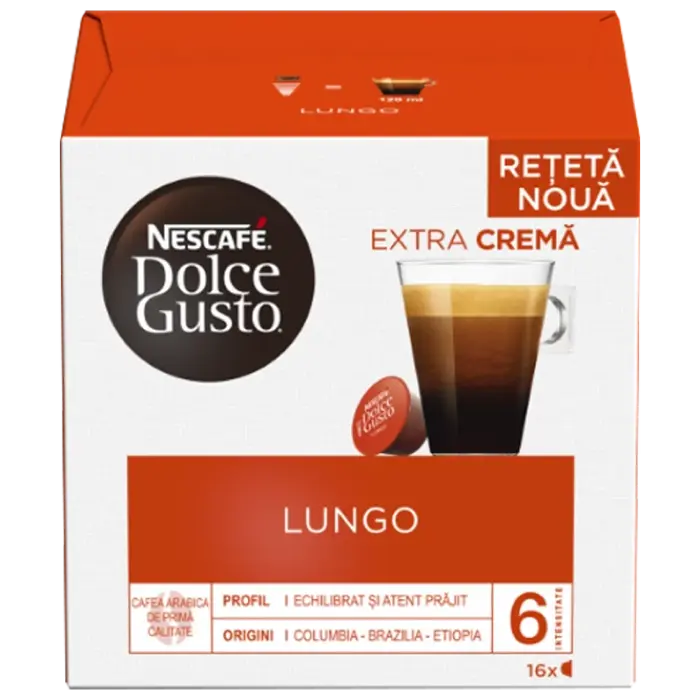 Cafea Nescafe Dolce Gusto Caffe Lungo, 16 cap.