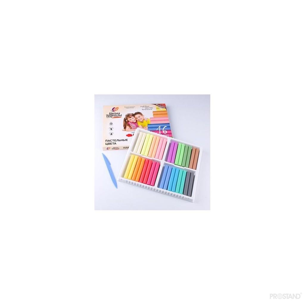 Pasta de modelat cerata Scoala Creatiei 16cul pastel 29C 1772-08 Луч