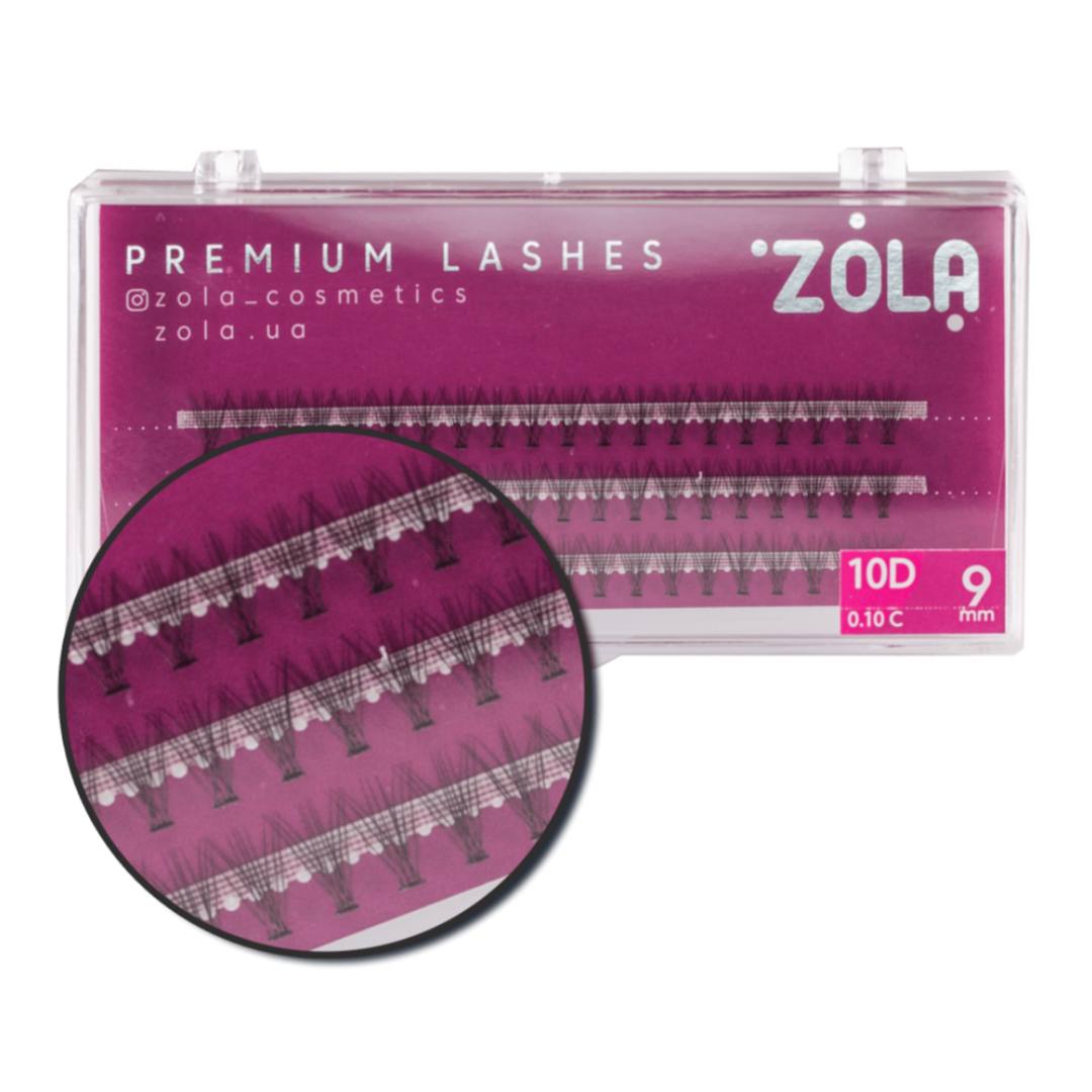 Gene tip buchețele ZOLA Cluster lashes 10D 9 mm