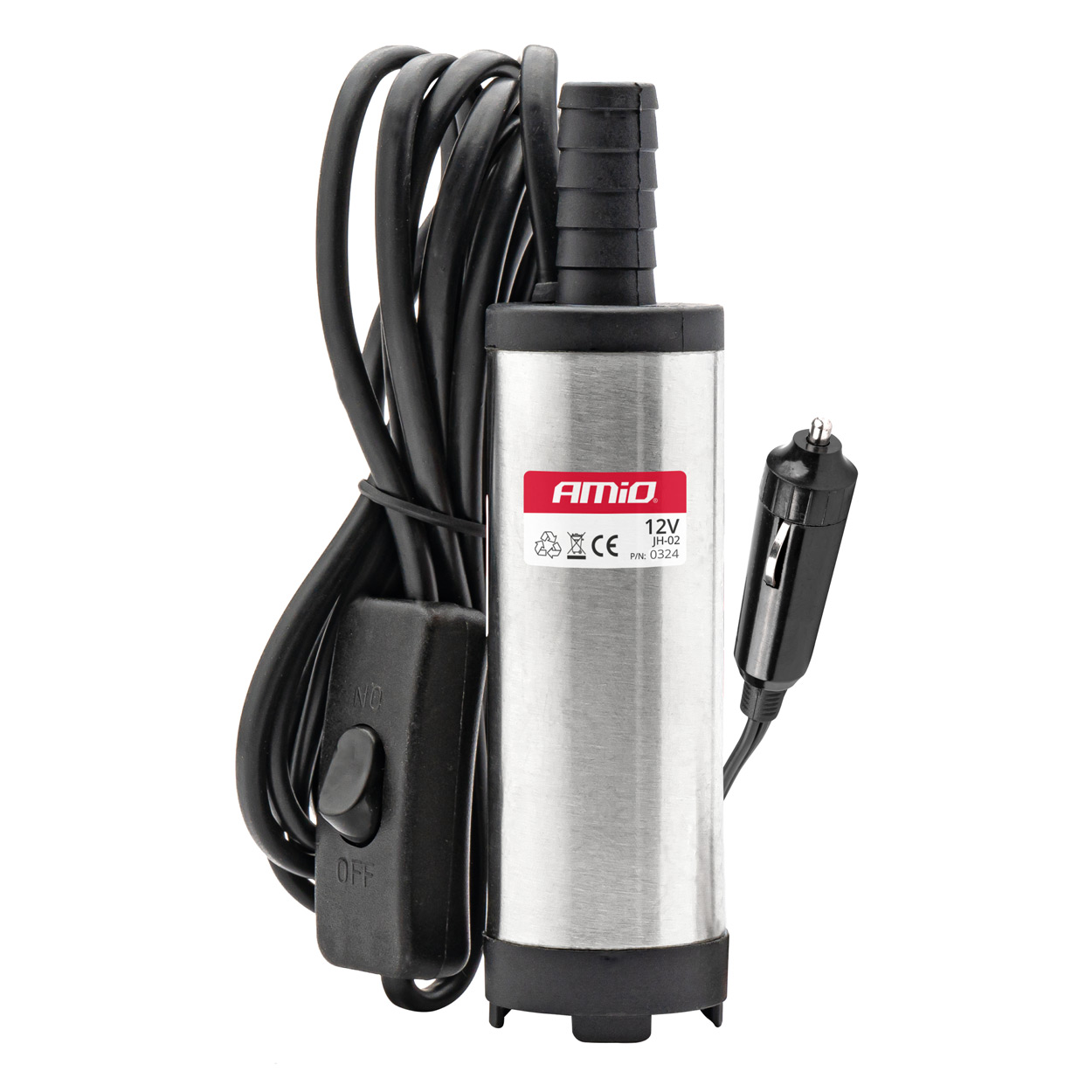 03242 Pompa electrica motorina 12V submersibila diametru 38 mm cu priza bricheta