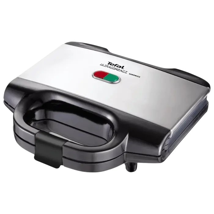 Aparat pentru sandwich Tefal Ultracompact, Negru | Argintiu