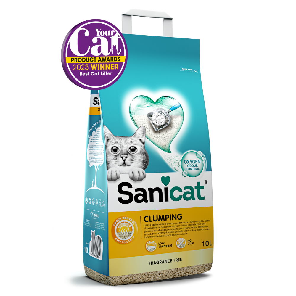 SANICAT CLUMPING 10 L, așternut pentru litiere