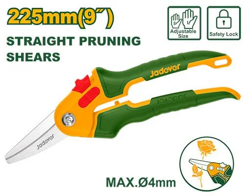 Foarfece de grădinărit cu lame drepte 225mm Jadever JDPA1E05