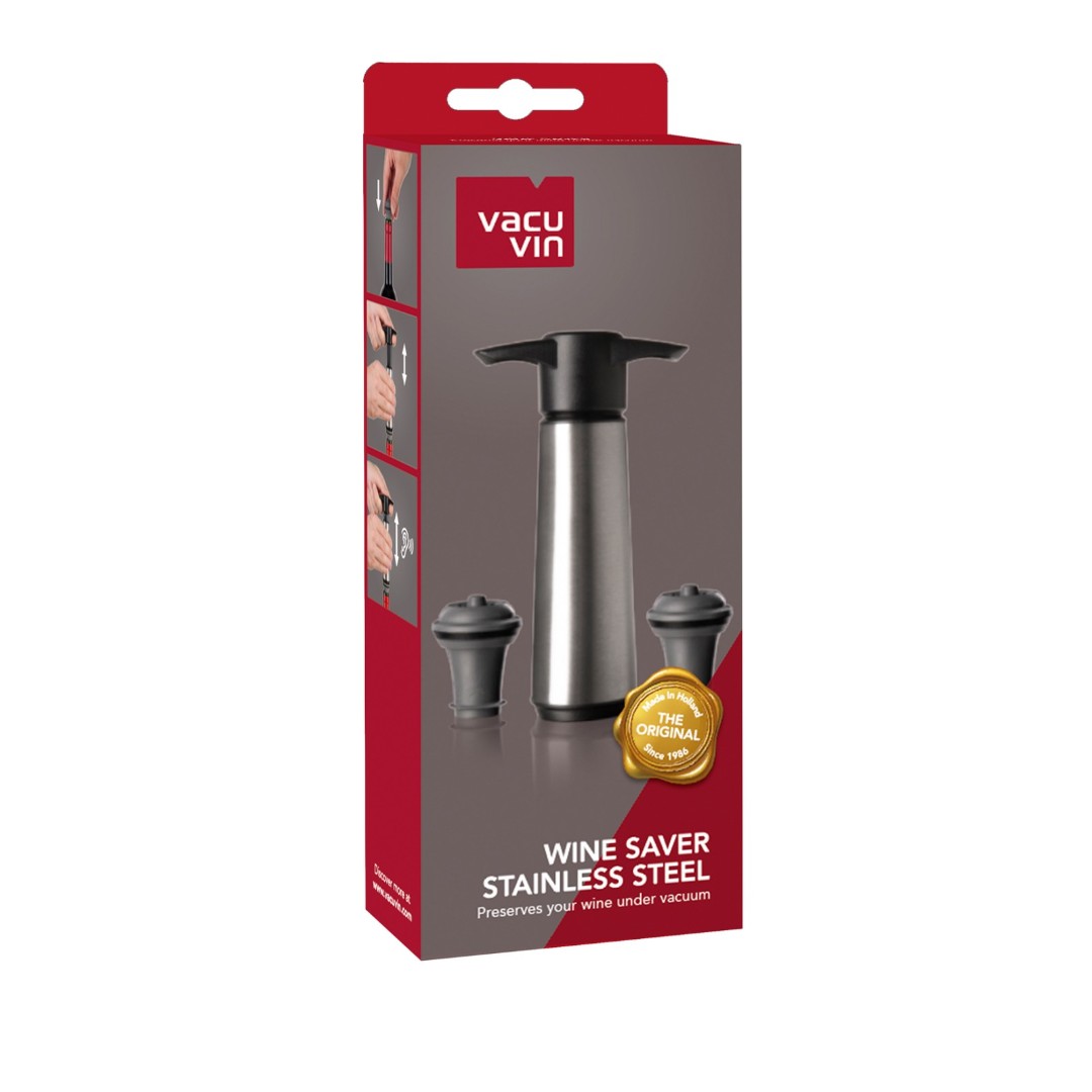 Vacu Vin Wine Saver Stainless Steel