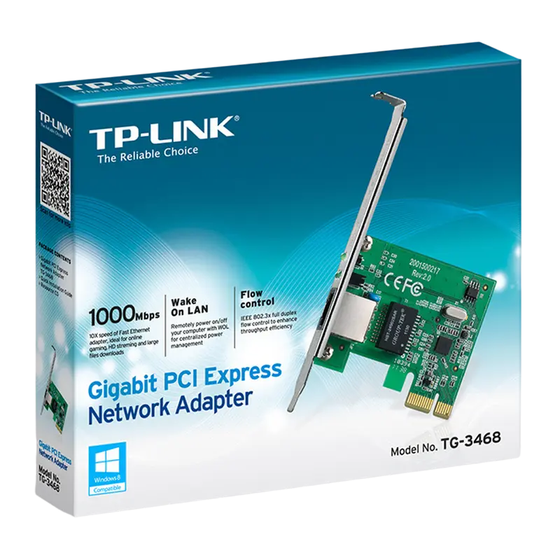 Adaptor reţea Gigabit PCI Express TG-3468 TP-LINK